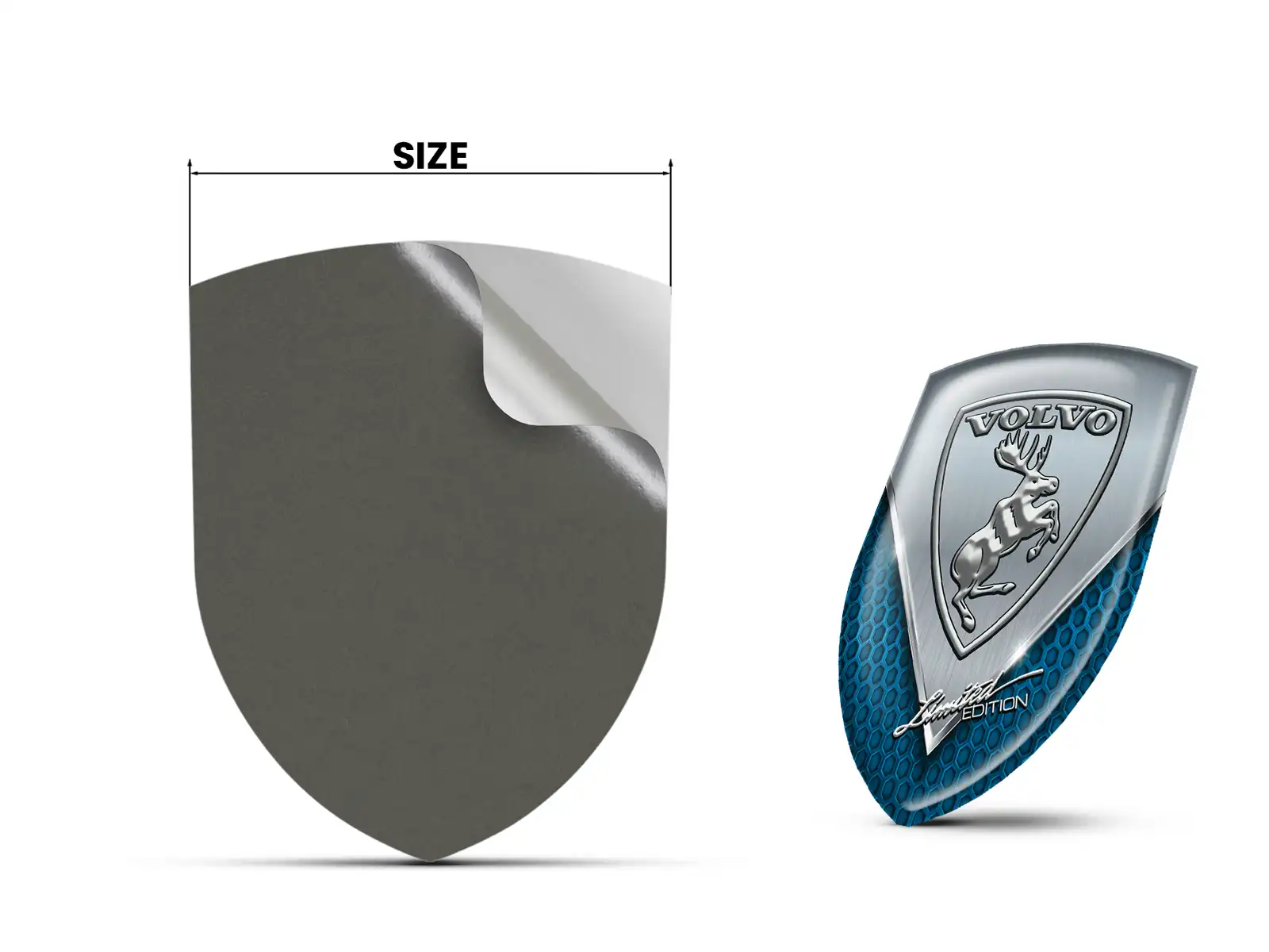 Volvo Logotipos Silicona Auto Estilo Estrella Personalizable
